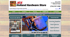 Desktop Screenshot of hollandhardwarestore.com